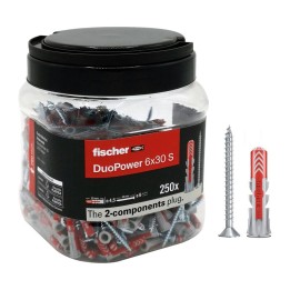 FISCHER TASSELLO DUOPOWER S 6X30 PROPACK 250PZ