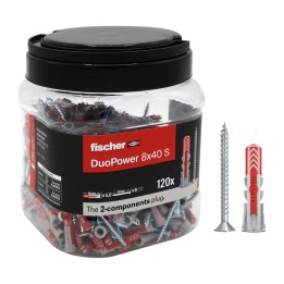 FISCHER TASSELLO DUOPOWER S 8X40 PROPACK 120PZ
