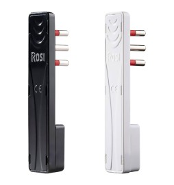 SPINA ULTRAPIATTA SERIE 'EMILIA FLAT' 2P + T 10A - nera