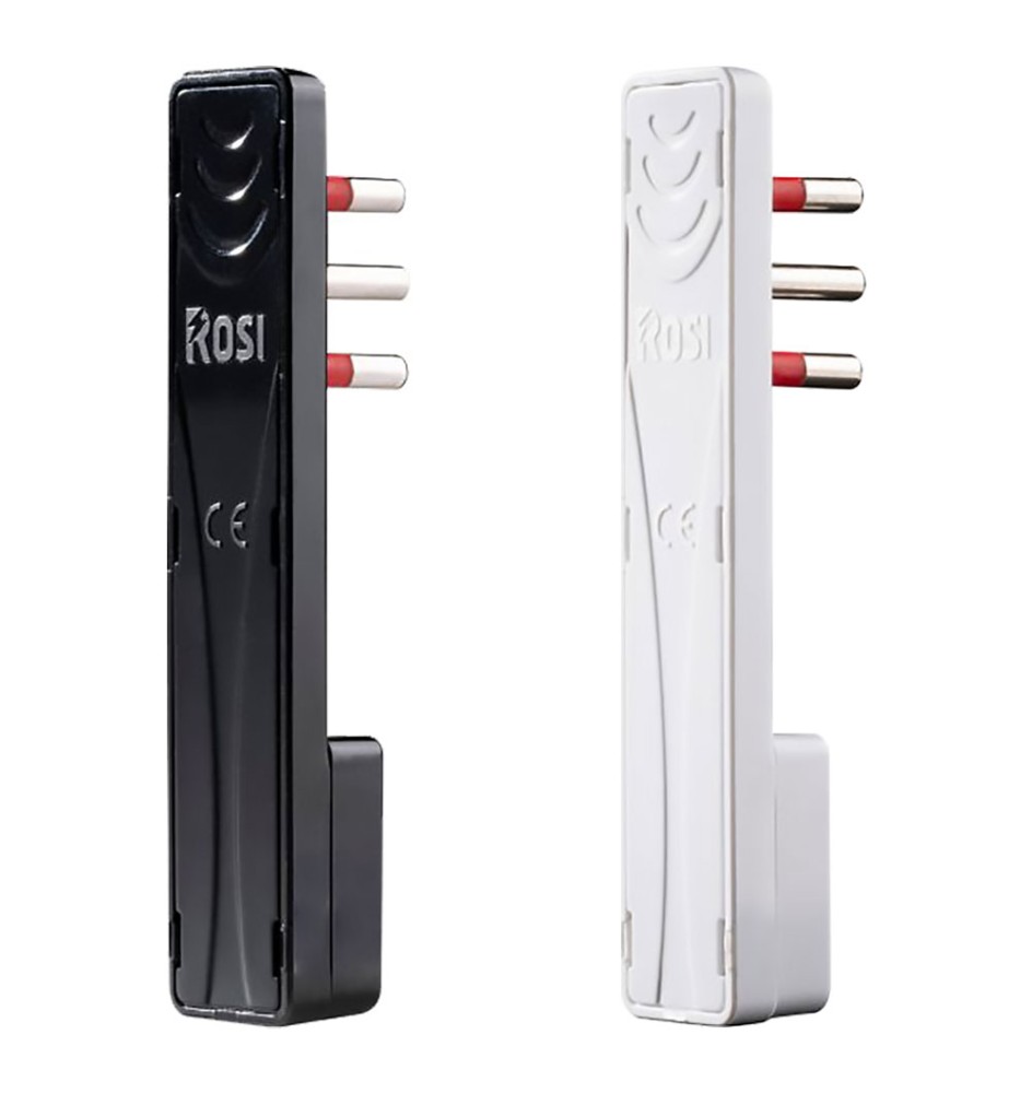 SPINA ULTRAPIATTA SERIE 'EMILIA FLAT' 2P + T 10A - nera