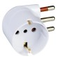 ADATTATORE SINGOLO SPINA 90° 'SALVASPAZIO' spina 2P + T 10A