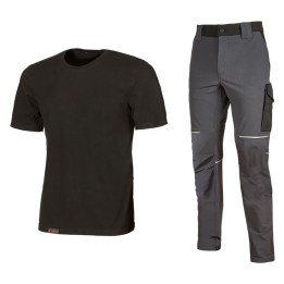 KIT T-SHIRT + PANTALONE 'WORK WEAR' tg. S (maglia e pantalone deep blue)