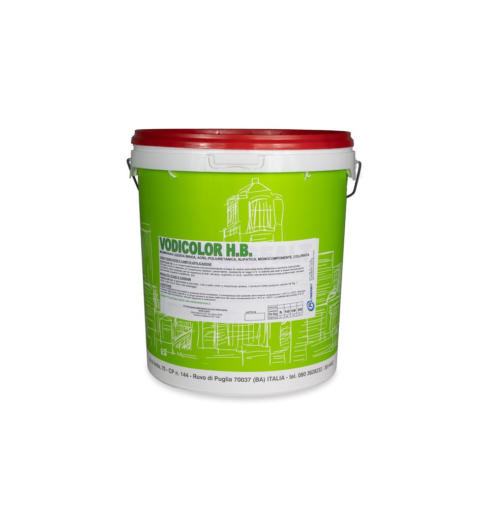 GUAINA LIQUIDA ACRIL-POLIURETANICA BIANCO 20 KG