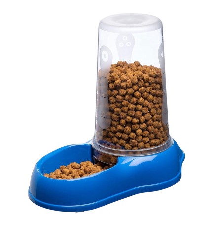 CIOTOLA FUNZIONE ACQUA/CIBO CON RISERVA 'AZIMUT' cm 16,5 x 25 x h 24,5 - lt 1,5