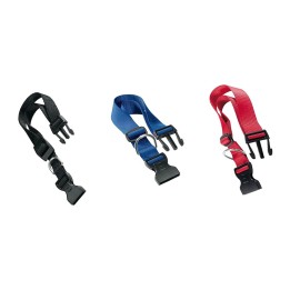 COLLARE PER CANE 'CLUB C' mm 36 / 56 x 20 - rosso