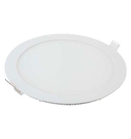 PANNELLO LED AD INCASSO TONDO 18W - Ø foro cm 20,5 / 6500K