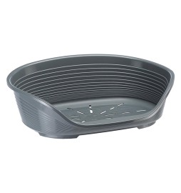 LETTINO PER ANIMALI 'SIESTA DELUXE' N.2 - cm 49 x 36 x h.17,5 / dark grey