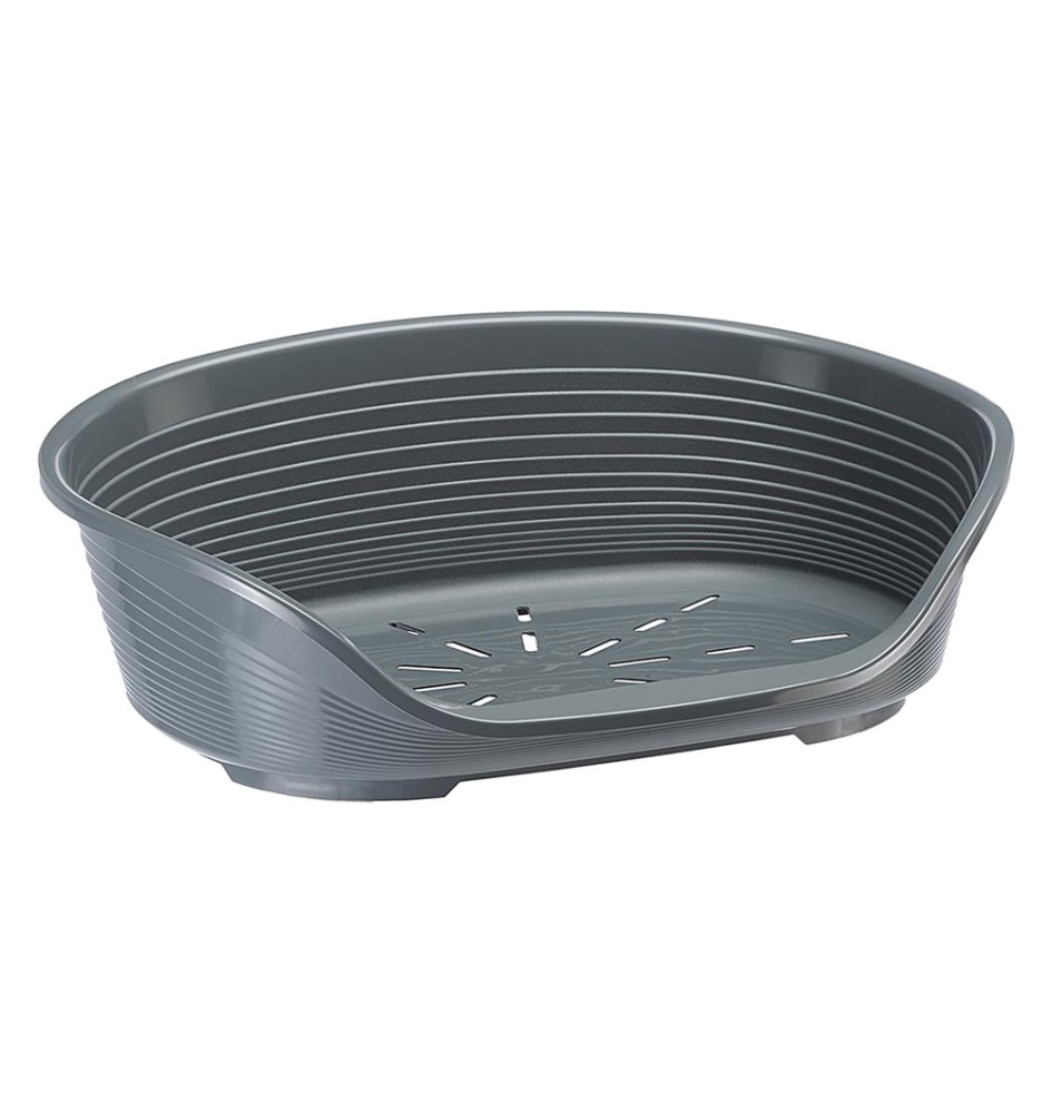 LETTINO PER ANIMALI 'SIESTA DELUXE' N.6 - cm 70,5 x 52 x h.23,5 / dark grey