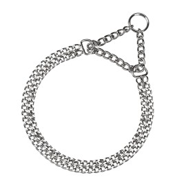 COLLARE PER CANE SEMI STRANGOLO 'CHROME' 'CSS5516'- cm 28 / 38