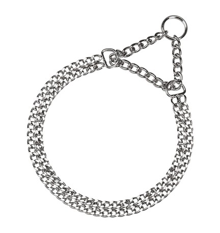 COLLARE PER CANE SEMI STRANGOLO 'CHROME' 'CSS5570'- cm 36 / 46