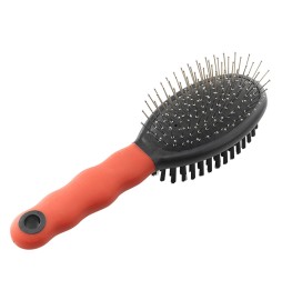 SPAZZOLA PER ANIMALI COMBINATA cm 19,5 x 5,5 x h.5,5