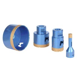 FRESA DIAMANTATA A SECCO 'TITANIUM GOLD' Ø mm 50 - 2