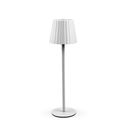 LAMPADA LED RICARICABILE DA TAVOLO AURORA BIANCO