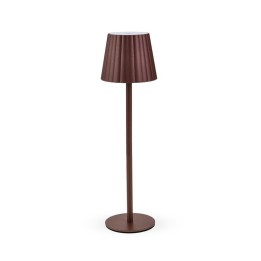 LAMPADA LED RICARICABILE DA TAVOLO AURORA RUGGINE