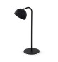 LAMPADA LED RICARICABILE DA TAVOLO ELLIOT NERO