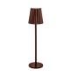 LAMPADA LED RICARICABILE DA TAVOLO MINU RUGGINE