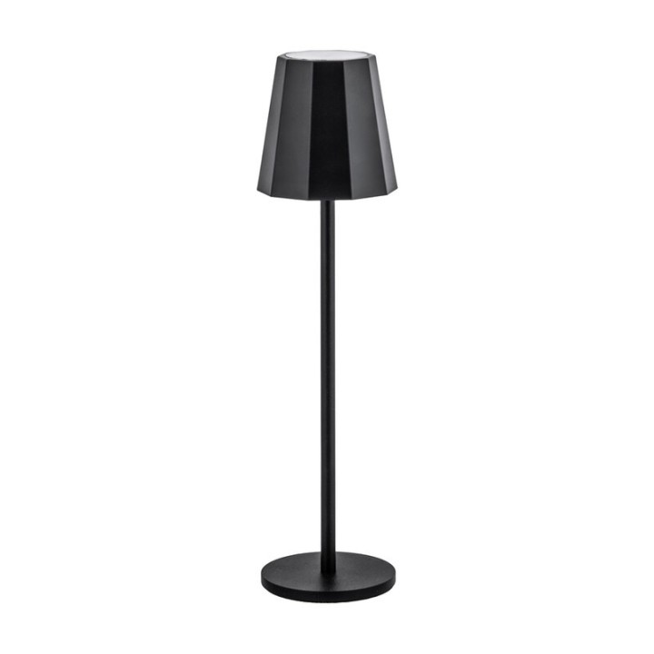 LAMPADA LED RICARICABILE DA TAVOLO POLLICINO NERO