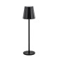 LAMPADA LED RICARICABILE DA TAVOLO POLLICINO NERO