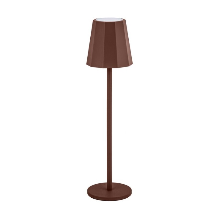 LAMPADA LED RICARICABILE DA TAVOLO POLLICINO RUGGINE