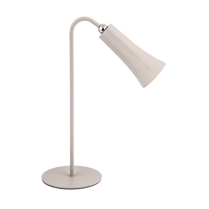 LAMPADA LED RICARICABILE DA TAVOLO ALICE BEIGE