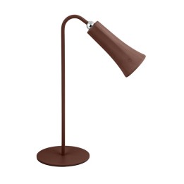 LAMPADA LED RICARICABILE DA TAVOLO ALICE RUGGINE