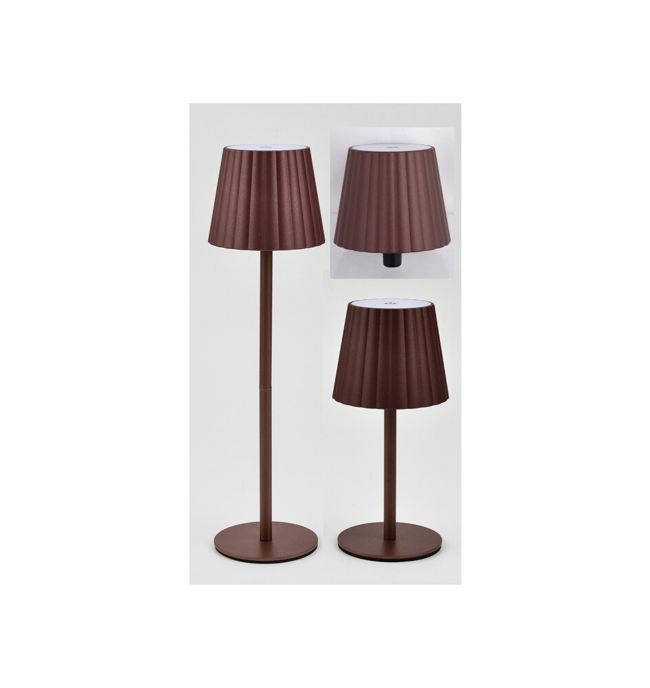 LAMPADA LED RICARICABILE 3 IN 1 ALBA RUGGINE