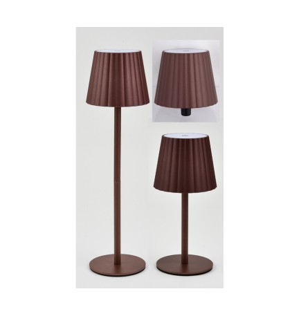 LAMPADA LED RICARICABILE 3 IN 1 ALBA RUGGINE