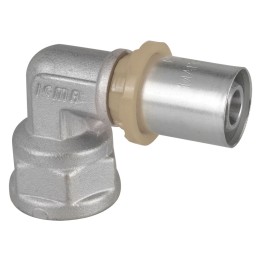 RACCORDO A PRESSARE CURVO 'ART. 405' 20 x 3/4 - femmina