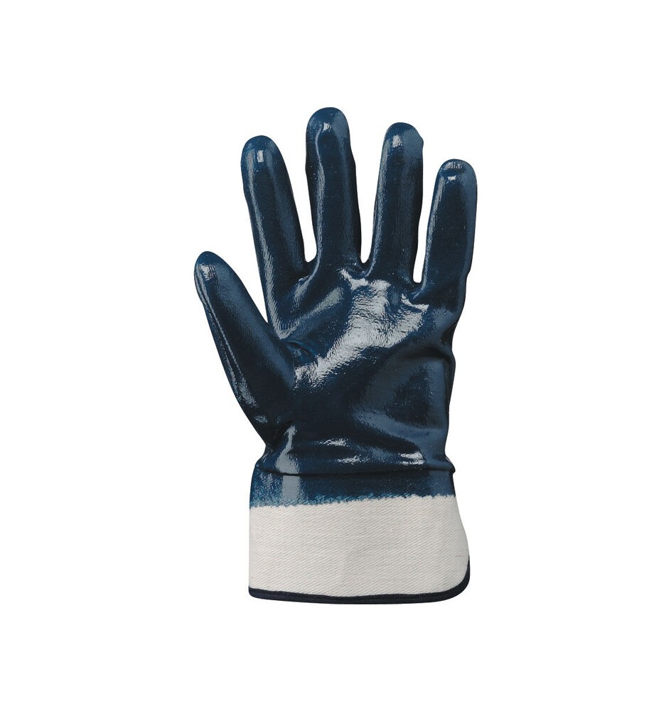 GUANTI PALMO E DORSO RICOPERTO IN NITRILE BLU