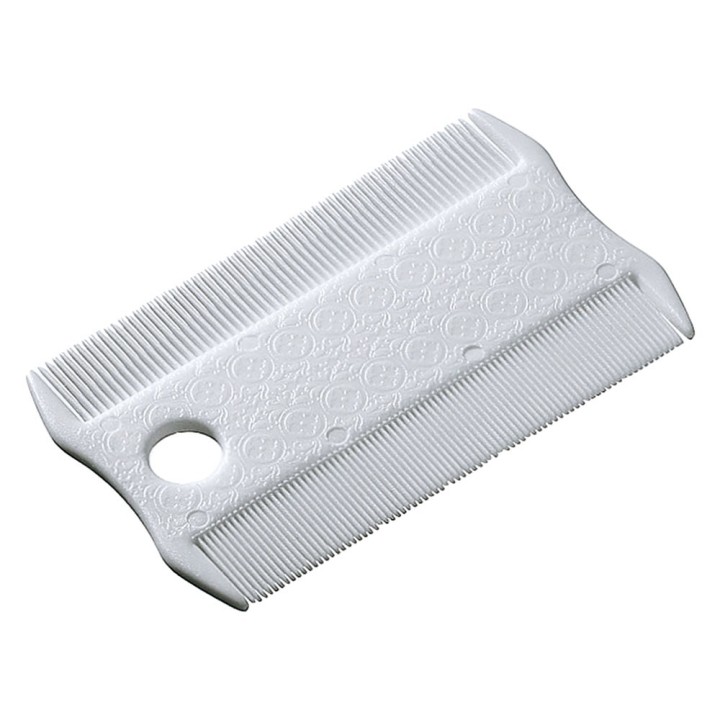 PETTINE ANTIPULCI DOPPIO 'GRO' cm 8,5 x 5,3 x h.0,3