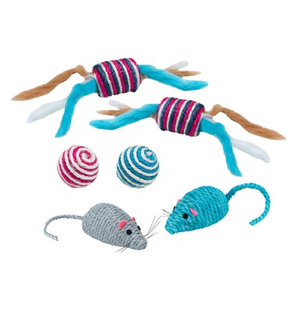 GIOCO IN FIBRA NATURALE varie fantasie