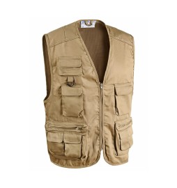 GILET STAR BEIGE TG. L