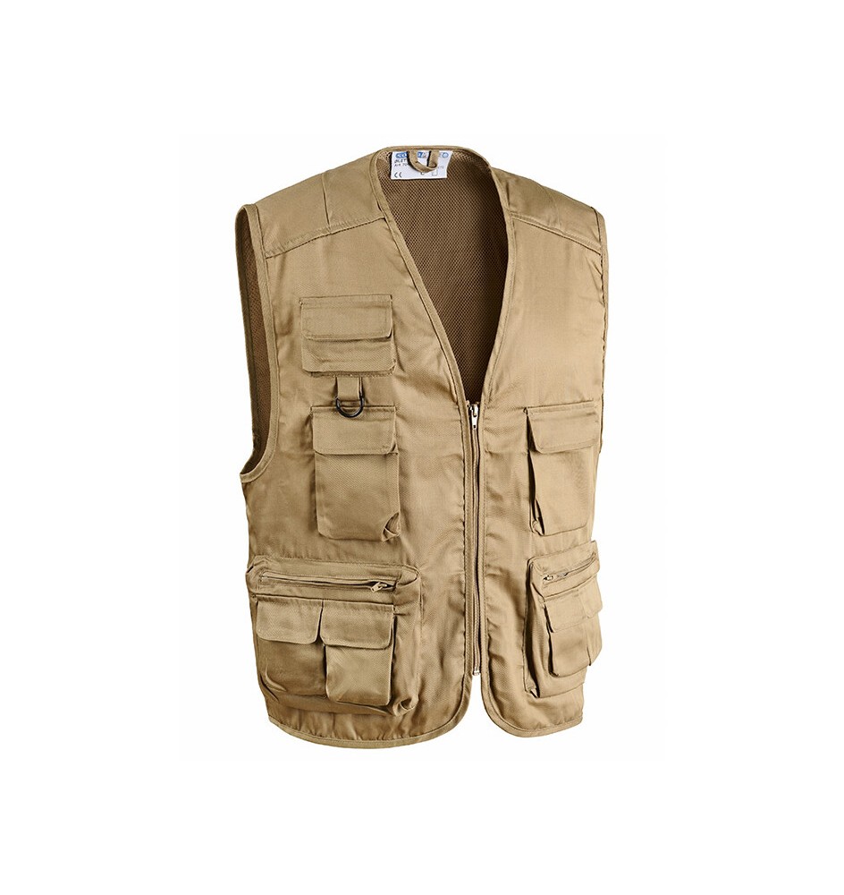 GILET STAR BEIGE TG. L