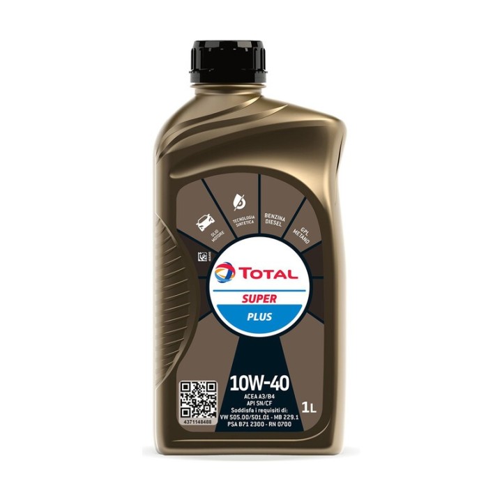OLIO LUBRIFICANTE TOTAL SUPER PLUS 10W40 1 L