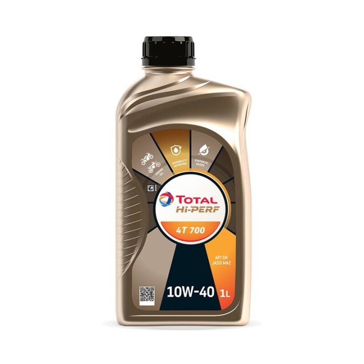 OLIO LUBRIFICANTE TOTAL HI-PERF 4T 700 10W40 1 L