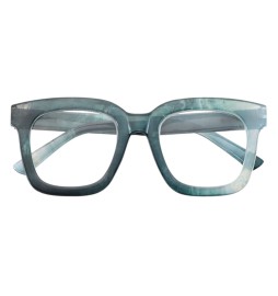 OCCHIALI PER LETTURA MODELLO 'SOUTH CAROLINA VERDE MARMORIZZATO' + 3,50