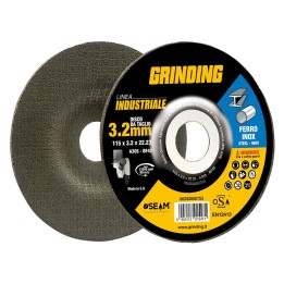 MOLA ABRASIVA PER FERRO 'GRINDING LINEA INDUSTRIALE' ø 125 x 3,2