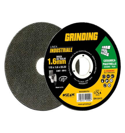 MOLA ABRASIVA PER MARMO/PIASTRELLE 'GRINDING LINEA INDUSTRIALE' ø 115 x 1,6