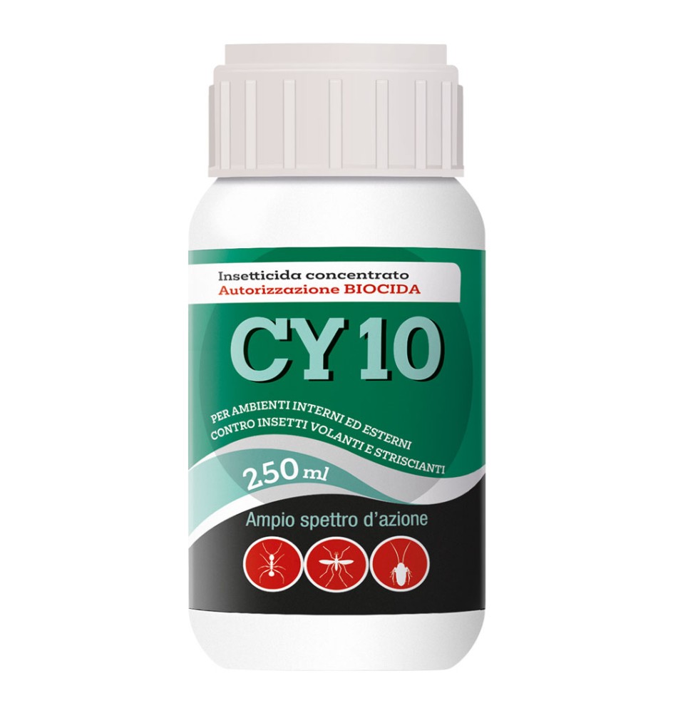 INSETTICIDA LIQUIDO CONCENTRATO 'CY 10 EC' ml 250