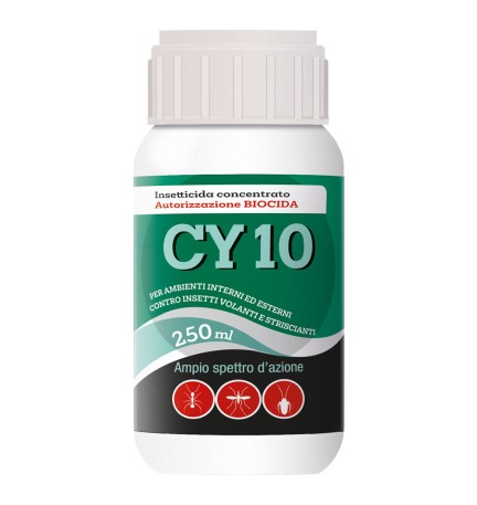 INSETTICIDA LIQUIDO CONCENTRATO 'CY 10 EC' ml 250