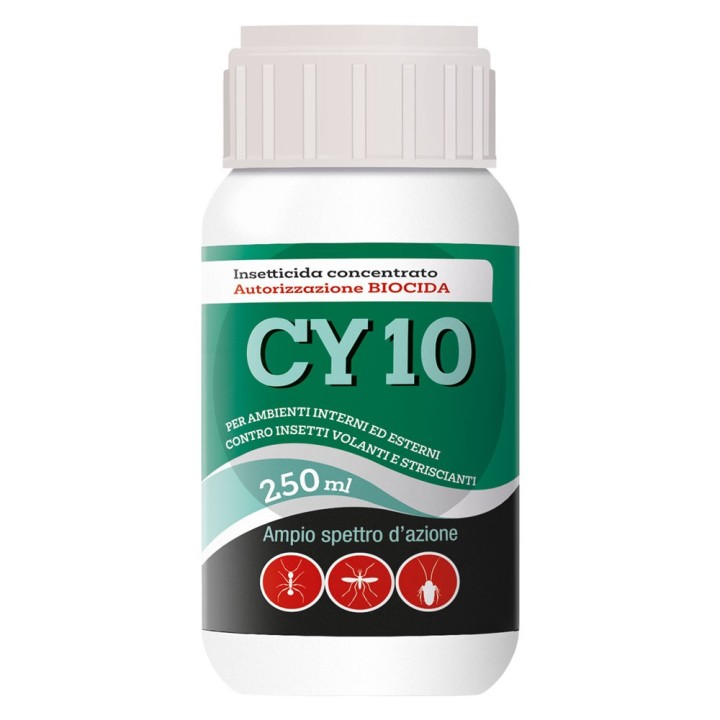 INSETTICIDA LIQUIDO CONCENTRATO 'CY 10 EC' ml 250
