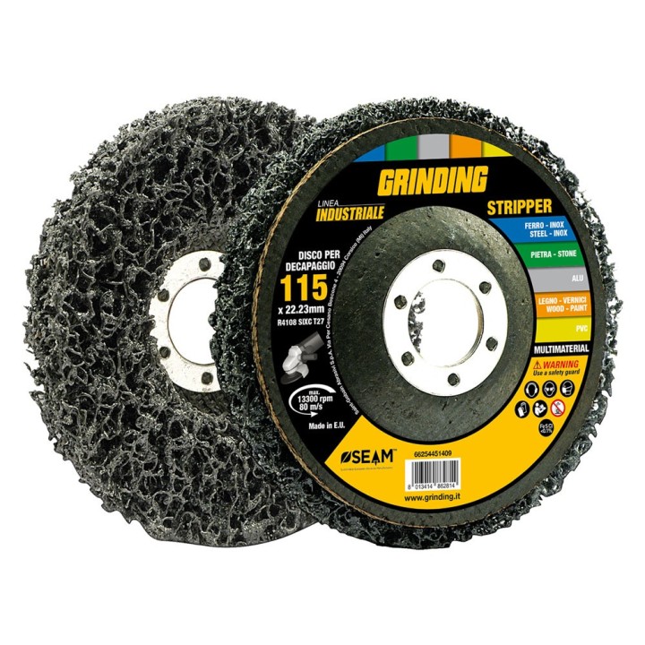 DISCO PULITURA IN NYLON MULTIMATERIALI 'GRINDING LINEA INDUSTRIALE' ø 115