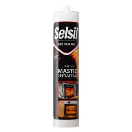 SIGILLANTE REFRATTARIO 'SMR-300' ml 300 - colore nero