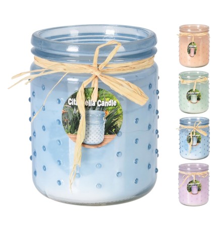 CANDELA ALLA CITRONELLA cm 10 x 12