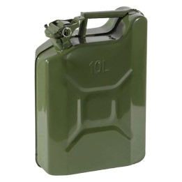 TANICA IN METALLO Lt. 10 - cm. 29 x 12,5 x 40