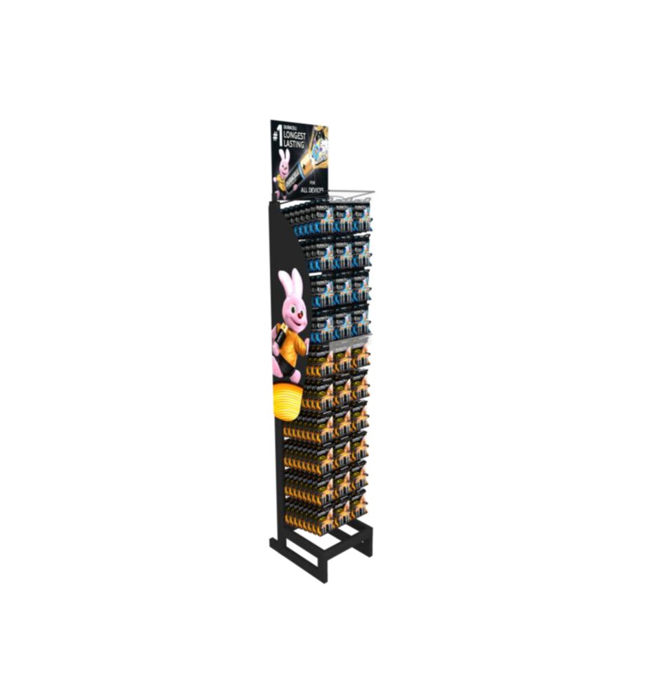 ESPOSITORE A PAVIMENTO DURACELL 30 GANCI
