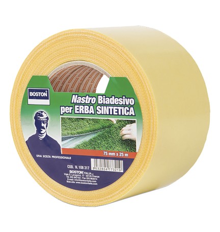 NASTRO BIADESIVO PER PRATO SINTETICO mm 75 x mt 25
