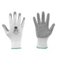 GUANTI NITRILE/POLIESTERE 'NIT-01 HOB SPECIAL' Tg. 8 - colore bianco/grigio