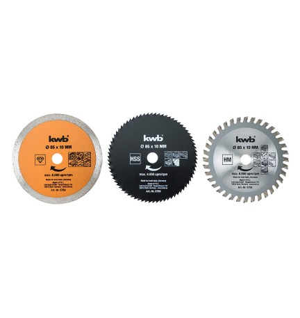 SET LAME PER MINI SEGA CIRCOLARE set 5 pezzi