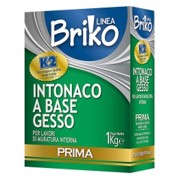 INTONACO BASE GESSO 'BRIKO K2' Kg. 1 - in scatola